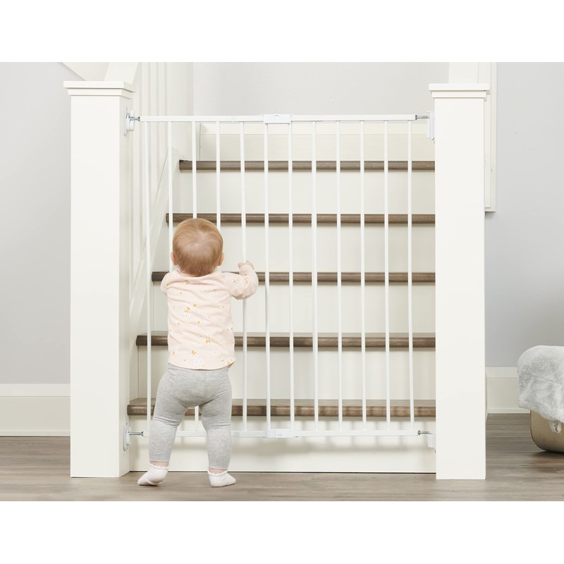 Regalo 2-in-1 Extra Tall Easy Swing Stairway and Hallway Walk
