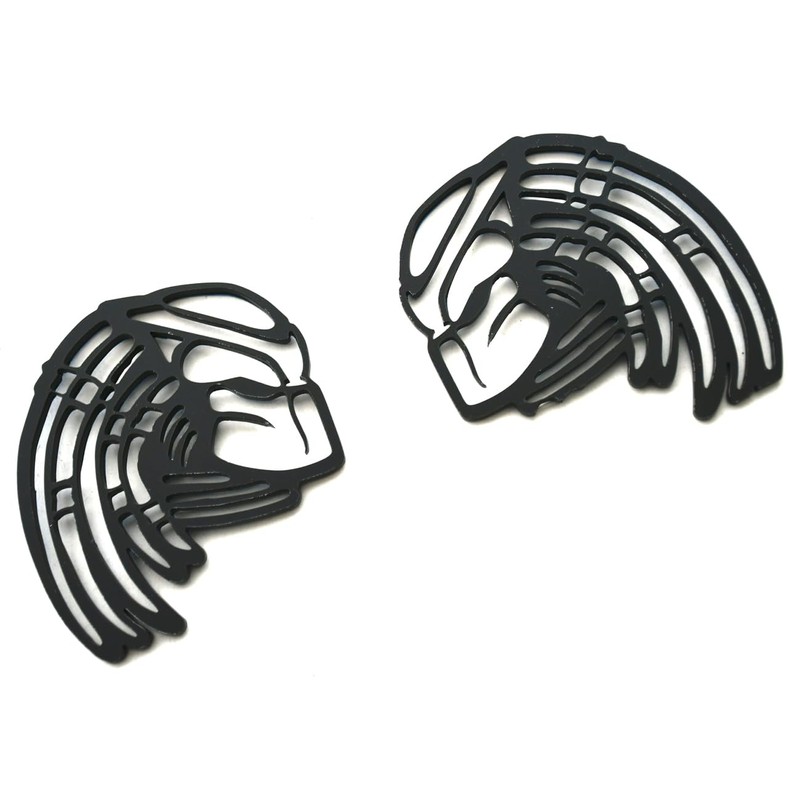 2Pcs Predator Emblems Car Badge, Custom 3D Exterior Automotive Accessories,