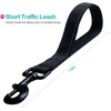 Short Nylon Dog Lead - Heavy Duty Padded Handle -