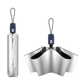 RXHOSIGAY Color Coated Sun Umbrella UV Protection Compact Folding Windproof Parasols Travel Auto Open Close Shade Blocking UV