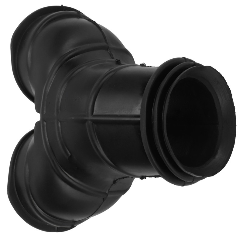 Carburetor Intake Manifold Dual Intake Boot Adaptor Rubber Replacement for
