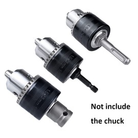 Eyech 1/2"- 20UNF Thread Quick Change Chuck Adapter with SDS-Plus Shank 1/4" Hex Shank and 1/2 inch Socket Square Female Adapter for Hammer Drill