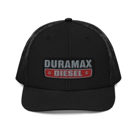 GoodBrotherDesigns Duramax Diesel Trucker Hat - Black