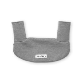 BabyBjörn Bib for Baby Carrier Harmony, Jersey, Light Gray