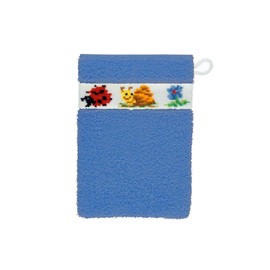 Feiler paulix00030511 Pauli Wash Mitt Size 15 x 20 cm Azure