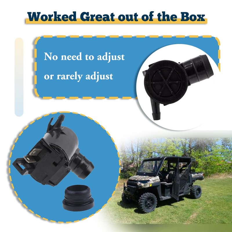 Windshield Washer Pump for Polaris Crew XP 1000 EPS/Ranger XP