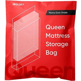 Hulsky Queen Mattress Storage Bag - 4 Mil Heavy Duty Queen Mattress Bag for Moving and Storage