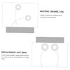 COHEALI Replacement Hairdressing Device Part 2pcs Heating Ring Excellent Heat
