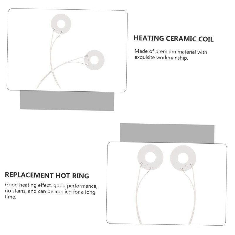 COHEALI Replacement Hairdressing Device Part 2pcs Heating Ring Excellent Heat