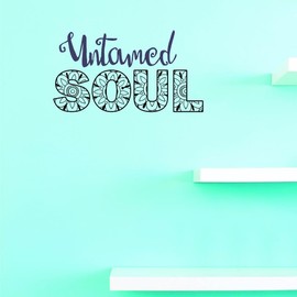 Decals - Untamed Soul Wall Art Size 20 Inches X 40 Inches