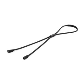 Pilotfish Glasses Strap, Silicone Sunglasses Strap for Eyewear, Adjustable Eyeglass Chain (24.5 Inch, Black 2-Pack)