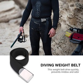 Lead Belt, Lead Diving, Diving Weight Belt, Spearfishing Weight Belt, Diving Weight Belt with Weights Strap with Stainless Steel Buckle for Divers Quick Into Water