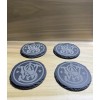 Handmade Set of 4 Smith And Wesson 4” Slate Coasters