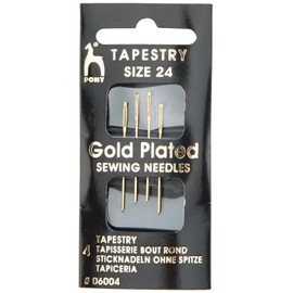 Pony Sewing Needles: Tapestry Size 24, Multi-Colour