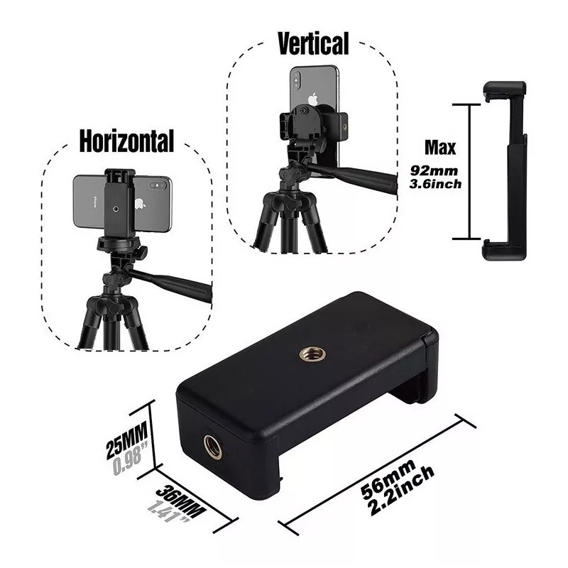 Wnatn Trípode Para Cámara Celular 43inch De Aluminio