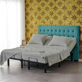 Split King Size 5 Piece Sheet Set - Comfy Breathable Sheets Set - Hotel Luxury Bedding for Women, Men, Kids & Teens - Deep Pockets, Easy-Fit, Super Soft & Wrinkle Free - Oeko-Tex - Light Grey