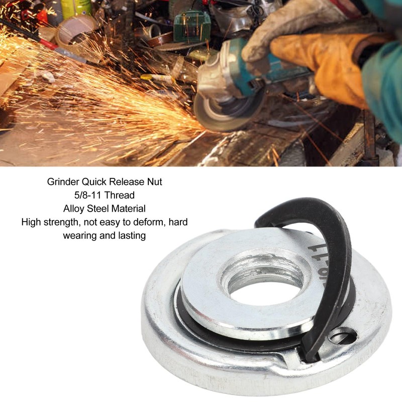 Tuerca de Amoladora Angular de 2 Piezas, 5/8-11 Tuercas de