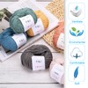 Rebower Cotton Yarn,100% Cotton Soft Knitting Yarn [for Hand DIY