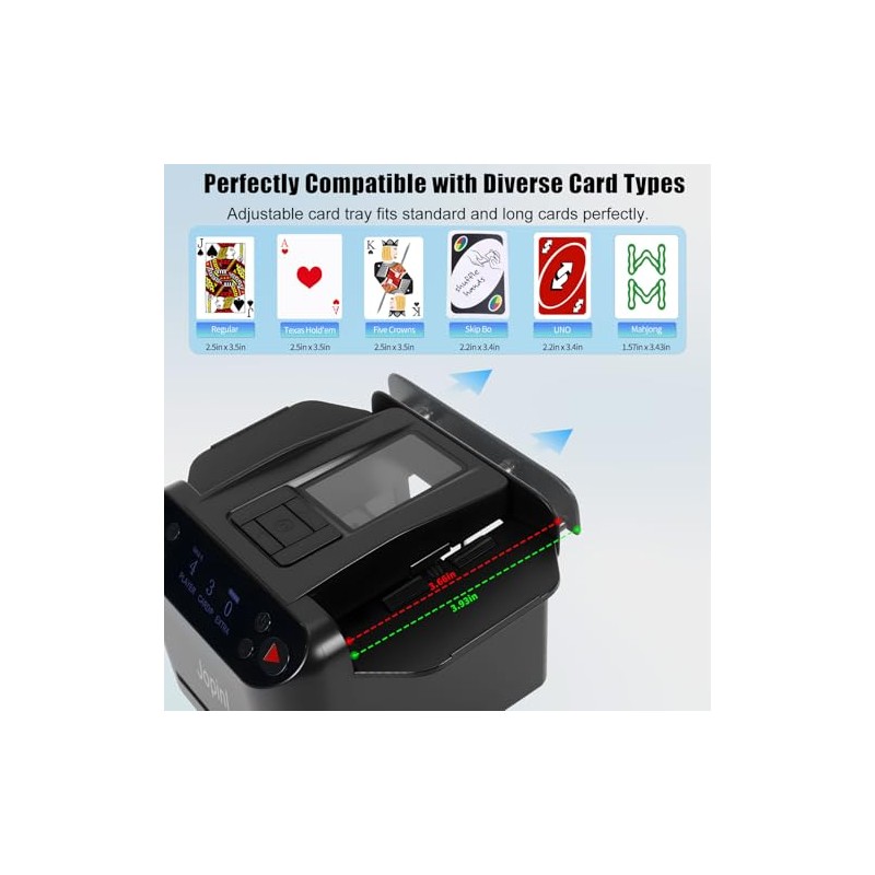 Máquina automática de barajador y distribuidor de tarjetas