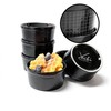 Yachi black Ramekins 6 oz, Dishwasher, Oven Safe Soufflé Dishes