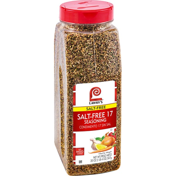 Lawry's Salt Free 17 Seasoning, 20 oz - One 20