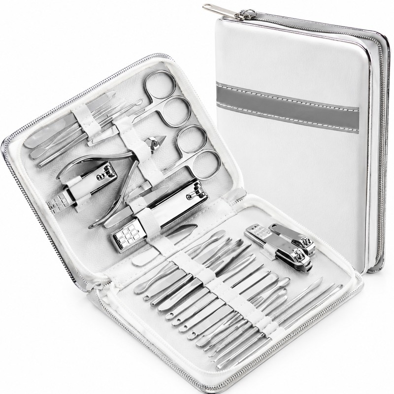 26-Piece Manicure Set for Nail and Cuticle Care – Stainless