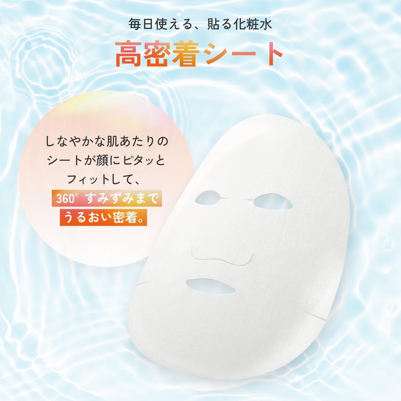 Lululun LuLuLun Aura Bright Mask W, 28 Sheets, Face Pack,