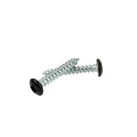 Rv Screws OEM #8 X 1 Square Drive Enclosed Car Hauler RV Interior Screws/Sheet Metal Screws-150 Pack(Black)