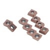 10Pcs Carbide Turning Inserts Cutters DIY CNC Lathe Wood Cutting