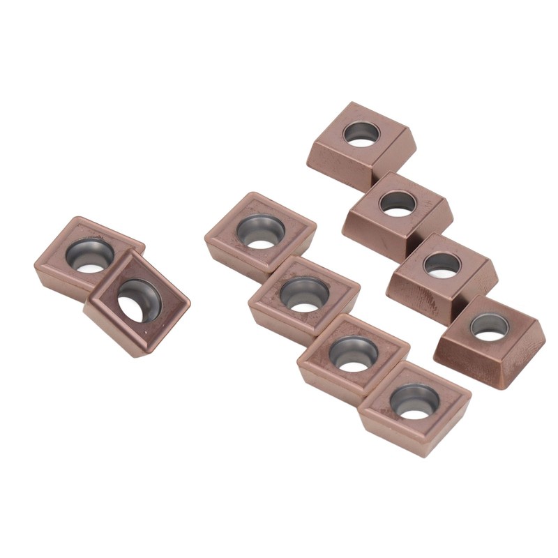 10Pcs Carbide Turning Inserts Cutters DIY CNC Lathe Wood Cutting