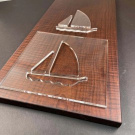 Bear Hollow Supply Sailboat Acrylic Router Template