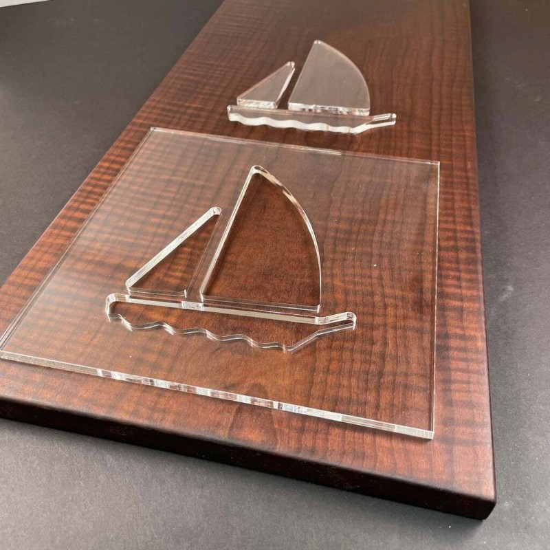 Bear Hollow Supply Sailboat Acrylic Router Template