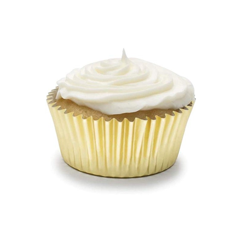Fox Run 4924 Gold Foil Bake Cups, Standard, 32 Cups