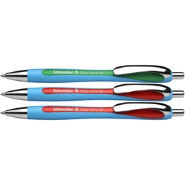 Schneider Schneider 132597 Slider Rave XB Lehrer Korrekturset (3er Set Kugelschreiber, 2x rot, 1x grün, Strichbreite XB)