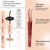 Pestañas Extensions Kit 144 Piezas H019 Curvatura D 8-18 Mm