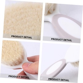 VICASKY 2sets Cradle Cap Brush Set for Newborns Gentle Scalp Scrubber Massage Function 2-in-1 Hair Brush Wash for Infants for Shower 2pcs*2