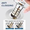 2 Pcs Bathroom Sink Drain Strainer, Universal Pop Up Stopper
