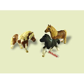 SCHLEICH Scenery Pack Shetland Pony Family Special Painting Exclusive 41352