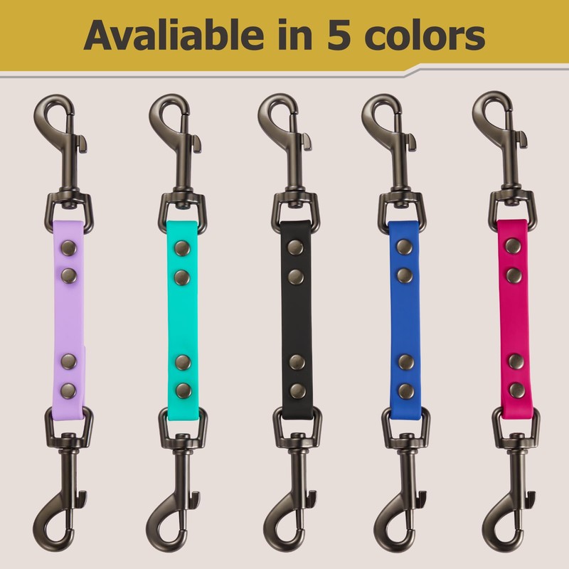 Dog Safety Collar Clip – Waterproof Backup Connector with Dual