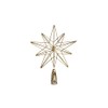 Xmas Star Tree Topper Brass Gold Wire / 16 inch