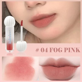 Matte Lipgloss Waterproof Lipstick,High Pigmented Long-lasting Non-Stick Lip Glosses,Nude Peach Soft Lightweight Smooth,Velvet Lip Stains Makeup Cosmetics Gift for Women Girls