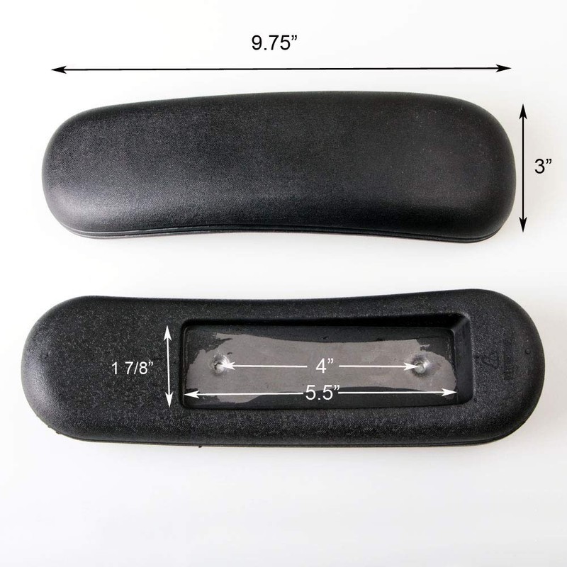 Staples Chair Arm Parts Replacement Armrest Pads 2pcs Universal 4"