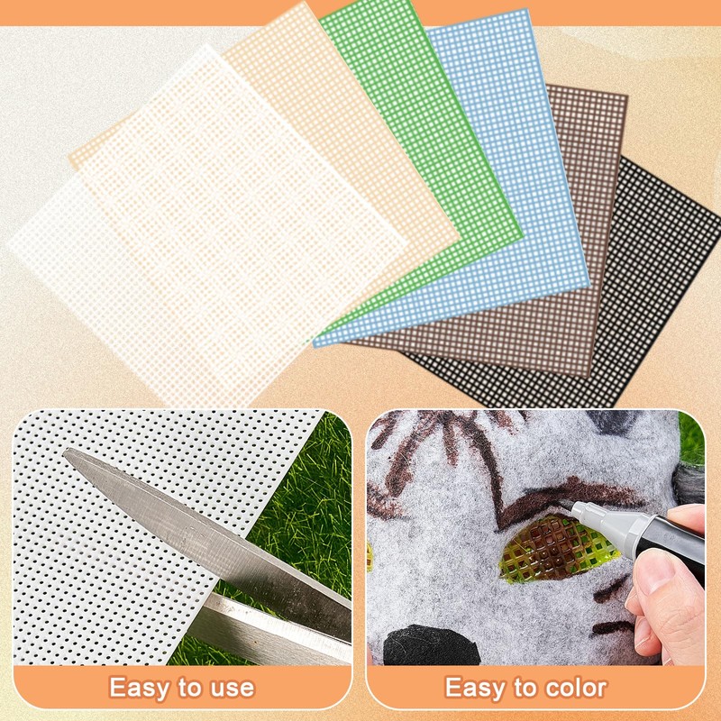Seenelling 33 Pcs DIY Therian Mask Material Kit Including Felt