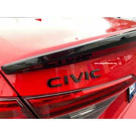 Honda 2022-2025 Genuine Honda Civic 4dr Sedan Gloss Black Emblem Kit OEM 08F20-T20-100
