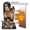 Golden Retrievers Golden Kitchen Oven Mitts and Potholders BBQ Gloves-Oven