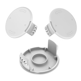 RISELION AC14HCA Replacement Spool Cap Compatible with Ryobi Weed Wacker 18V, 24V, 40V, Trimmer Line Cover 993373001 for Ryobi One+ String Trimmer (3 Pack)