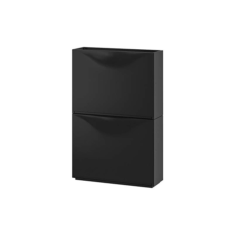 IKEA Trones Storage Shoe Cabinet, 52x39 cm, Black