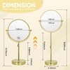 Nicesail Table Mirror 1X 10X Magnifying Mirror Double Sided, Vanity