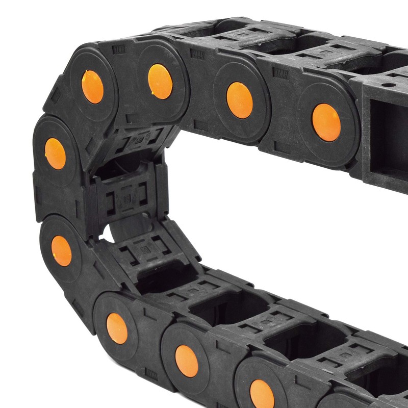 Plastic Drag Chain Cable Carrier Open Type with End Connectors