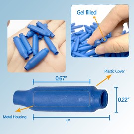 Low Voltage Wire Connectors B Connectors Filled Wet B Gel Silicone Telephone Alarm Wire Crimp Bean Type Splice (100Pcs)
